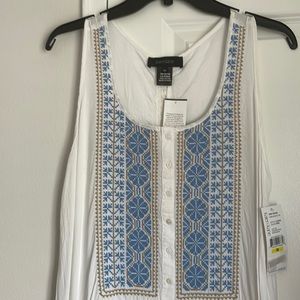 🔥NWT Karen Kane embroidered ethnic blouse
